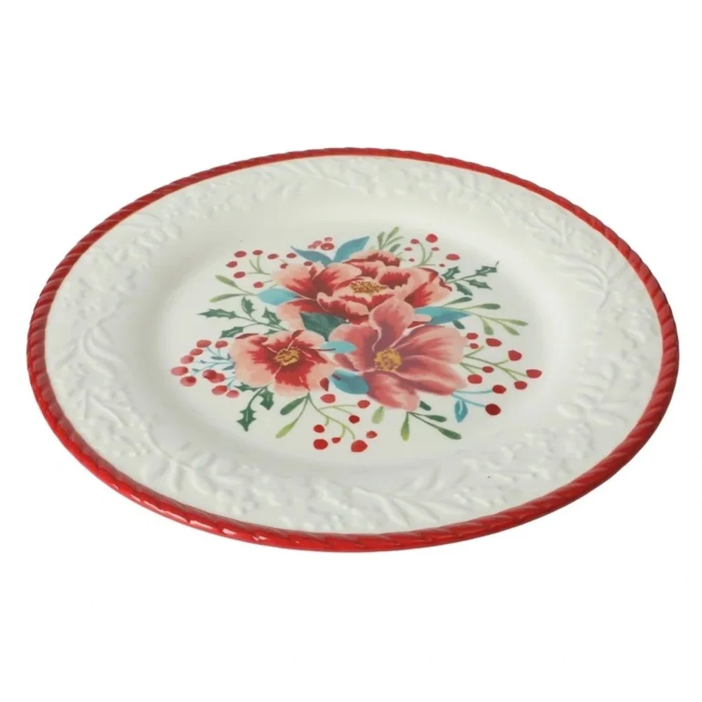 The Pioneer Woman Merry Meadow red holiday Dinnerware Set